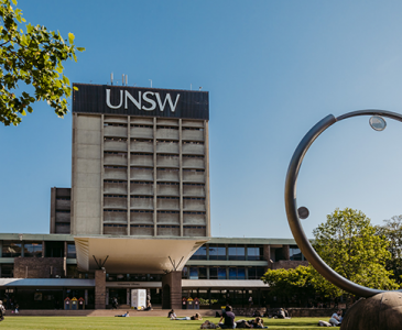 UNSW Tower and Library Lawn